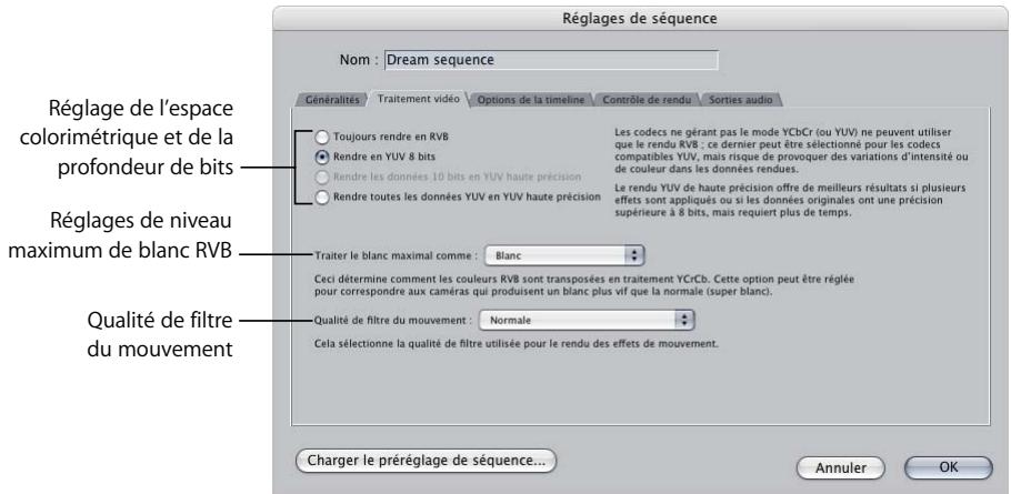 APPLE FINAL CUT PRO 6 - Utilisation de l'onglet Traitement vidéo - 1