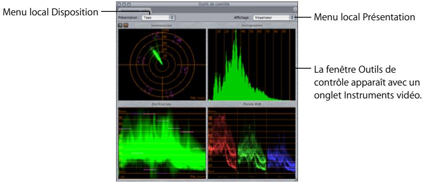 APPLE FINAL CUT PRO 6 - Ouverture des onglets Instruments vidéo - 1