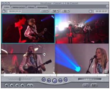 APPLE FINAL CUT PRO 6 - Pour régler la valeur de début relative d'un angle de multiplan : - 1