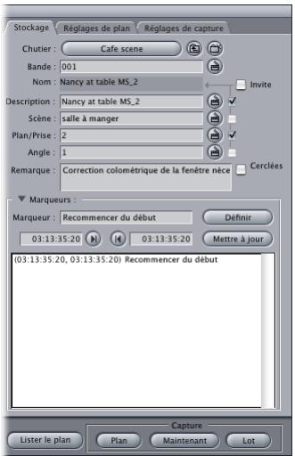 APPLE FINAL CUT PRO 6 - Pour dénommer votre plan : - 1