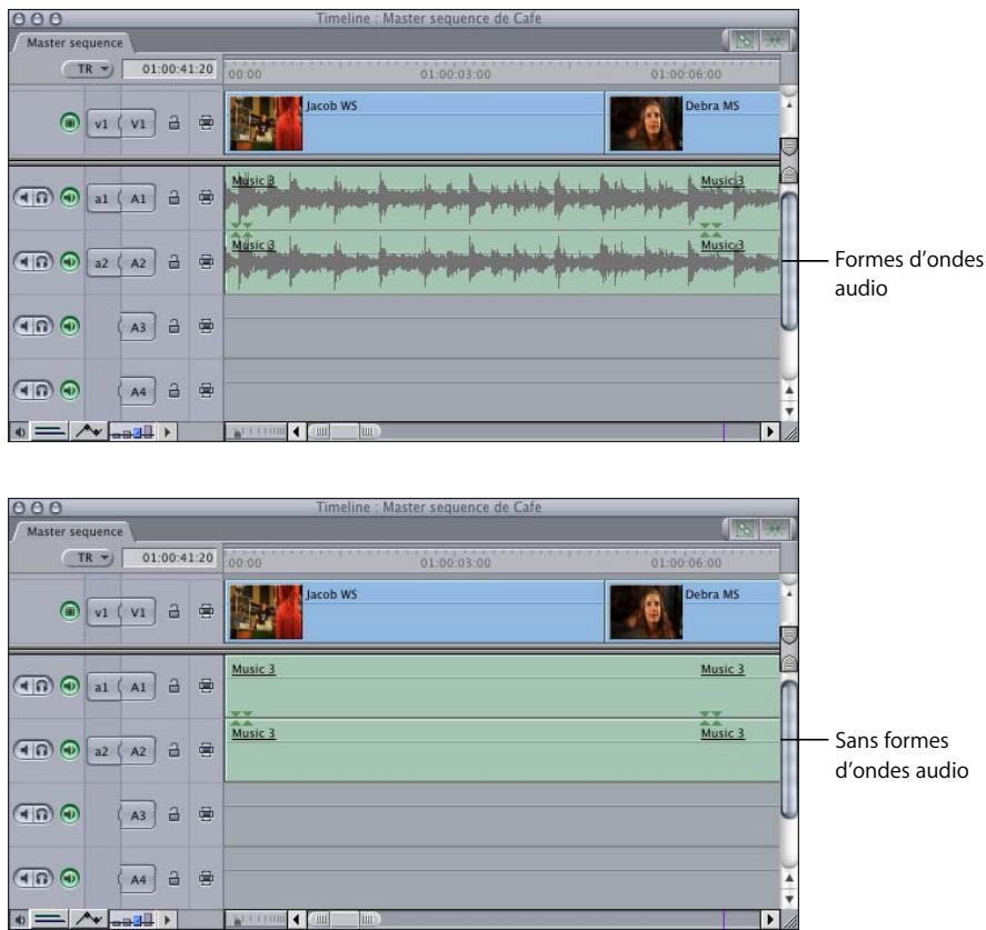 APPLE FINAL CUT PRO 6 - Affichage de piste - 1