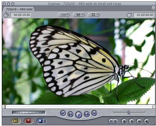 APPLE FINAL CUT PRO 6 - Conversion vers le haut de données vidéo anamorphosées 4:3 au format 16:9 - 3