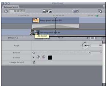 APPLE FINAL CUT PRO 6 - Réalisation d'un Ripple pour ajuster la longueur d'un plan dans une transition - 1