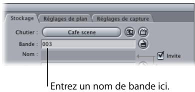APPLE FINAL CUT PRO 6 - Pour identifier une bande avec des ruptures de timecode en utilisant plusieurs noms de bandes : - 1