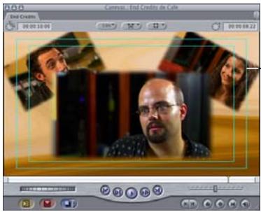 APPLE FINAL CUT PRO 6 - Exemple : utilisation d'autres réglages d'animation pour affiner la présentation - 4