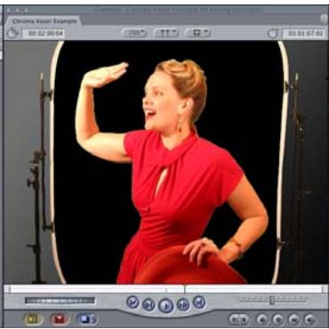APPLE FINAL CUT PRO 6 - Exemple : Utilisation du filtre Manipulateur de chrominance - 8