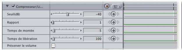 APPLE FINAL CUT PRO 6 - Filtre Compresseur/Limiteur - 2