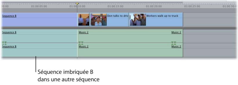 APPLE FINAL CUT PRO 6 - Le changement de durée d'une séquence imbriquée entraîne un Ripple des plans après cette séquence - 1