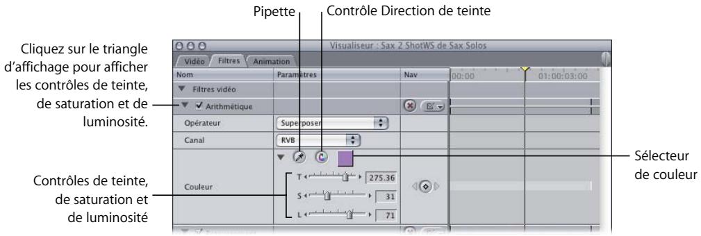 APPLE FINAL CUT PRO 6 - Contrôles de couleur - 1
