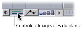 APPLE FINAL CUT PRO 6 - Utilisation de la zone de graphique d'image clé de la Timeline - 1