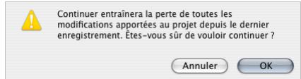 APPLE FINAL CUT PRO 6 - Pour revenir à la dernière version enregistrée d'un projet : - 1