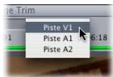 APPLE FINAL CUT PRO 6 - Trim d'un montage dans la fenêtre Montage Trim - 1