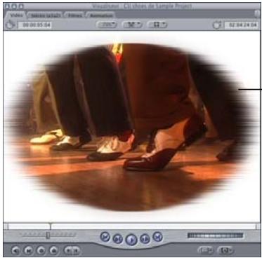 APPLE FINAL CUT PRO 6 - Exemple : utilisation des filtres Cache d'image et Flou alpha - 4