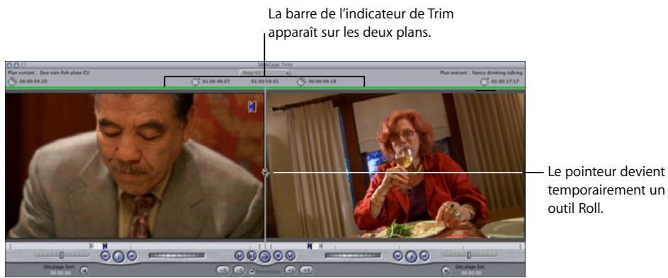 APPLE FINAL CUT PRO 6 - Trim d'un montage dans la fenêtre Montage Trim - 3