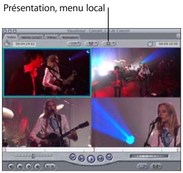 APPLE FINAL CUT PRO 6 - Affichage des angles d'un multiplan dans le Visualiseur - 1