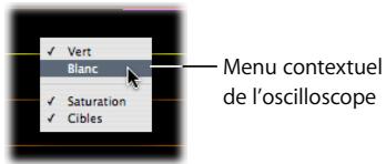 APPLE FINAL CUT PRO 6 - Choix des options d'affichage des instruments vidéo - 1