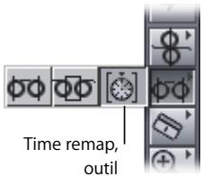 APPLE FINAL CUT PRO 6 - Pour déplacer une image source d'un autre repère horaire à la position de la tête de lecture : - 1