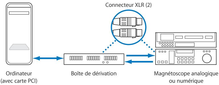 APPLE FINAL CUT PRO 6 - Carte d'interface audio PCI avec boîte de dérivation - 1