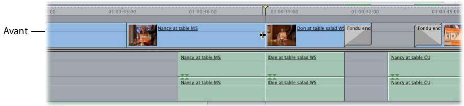 APPLE FINAL CUT PRO 6 - Trim à l'aide de l'outil Sélection - 2