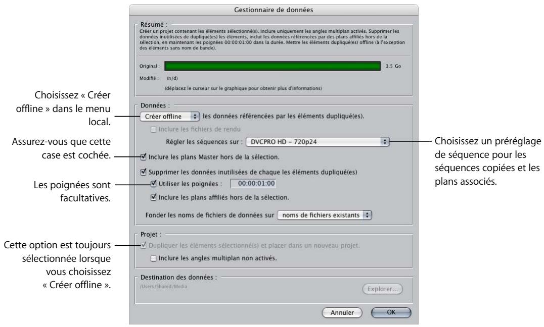 APPLE FINAL CUT PRO 6 - Dans le Navigateur, sélectionnez les séquences à copier. - 2