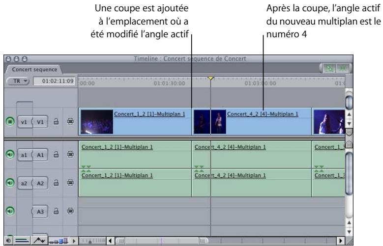 APPLE FINAL CUT PRO 6 - Changement et découpage d'angles - 3