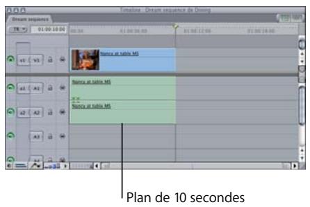 APPLE FINAL CUT PRO 6 - Comment la modification de la vitesse affecte-t-elle la durée d'un plan - 1