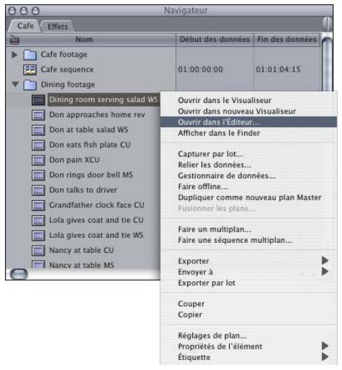 APPLE FINAL CUT PRO 6 - Effectuez l'une des opérations suivantes : - 1
