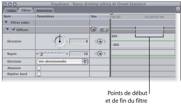 APPLE FINAL CUT PRO 6 - Application d'un filtre à un plan - 8