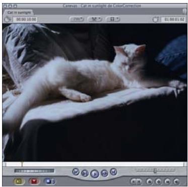 APPLE FINAL CUT PRO 6 - Exemple : utilisation du filtre Étalonnage - 9