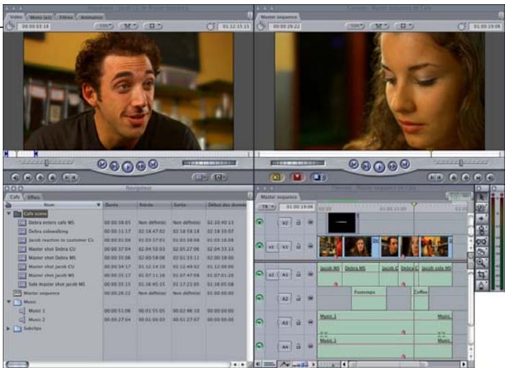 APPLE FINAL CUT PRO 6 - Déplacement et redimensionnement de fenêtres Final Cut Pro - 2
