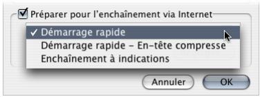 APPLE FINAL CUT PRO 6 - Réglages de diffusion en continu sur Internet - 1