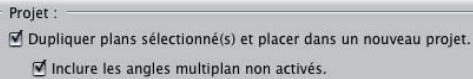 APPLE FINAL CUT PRO 6 - Manipulation des multiplans dans le Gestionnaire de données - 1