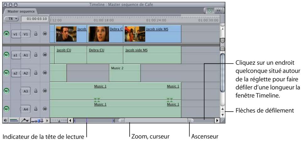 APPLE FINAL CUT PRO 6 - Zoom avant et arrière dans la Timeline - 1