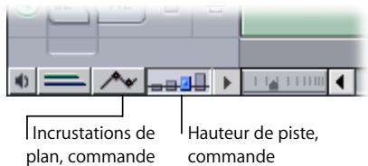 APPLE FINAL CUT PRO 6 - Affichage des incrustations et réglage de la hauteur de la piste - 1