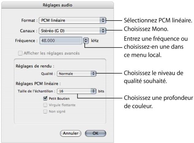 APPLE FINAL CUT PRO 6 - Pour exporter une piste audio unique en tant que fichier audio : - 2