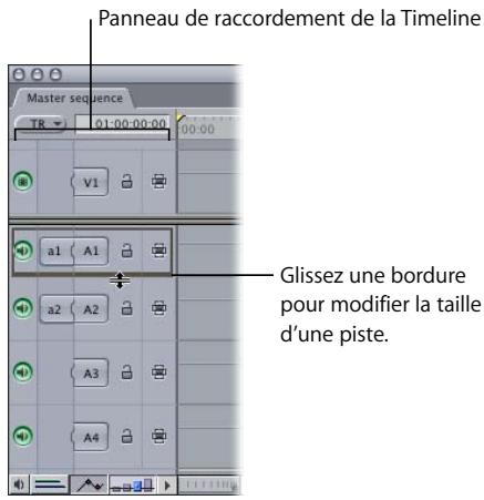 APPLE FINAL CUT PRO 6 - Modification de la taille d'une piste par glissement - 1