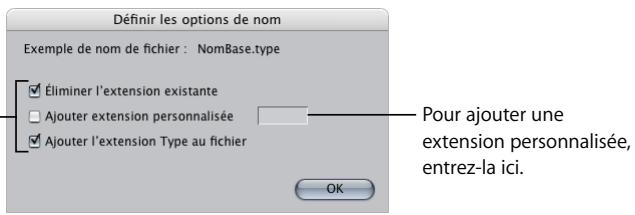 APPLE FINAL CUT PRO 6 - Choix de réglages d'exportation à l'aide du bouton Réglages - 4