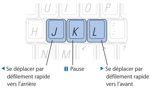 APPLE FINAL CUT PRO 6 - Pour lire des plans ou des séquences à des vitesses différentes via la commande Shuttle : - 2