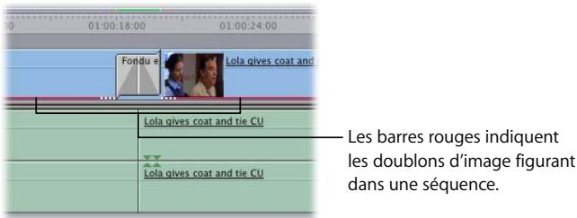APPLE FINAL CUT PRO 6 - Détection de doublons d'image dans des transitions - 1