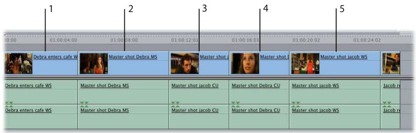 APPLE FINAL CUT PRO 6 - Story-board visuel dans le Navigateur - 2