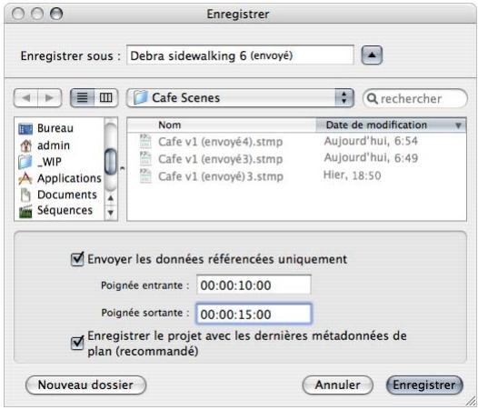 APPLE FINAL CUT PRO 6 - Effectuez l'une des opérations décrites ci-dessous : - 1
