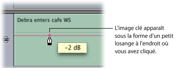 APPLE FINAL CUT PRO 6 - Pour ajuster le niveau audio d'un seul élément sans image clé : - 2