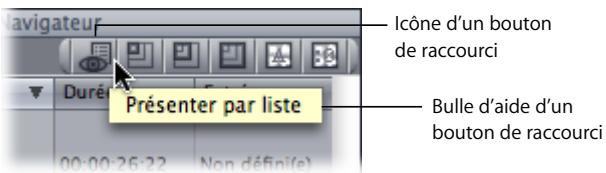 APPLE FINAL CUT PRO 6 - Utilisation de boutons de raccourci et de barres de boutons - 2