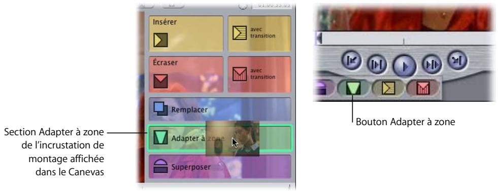 APPLE FINAL CUT PRO 6 - Pour réaliser un montage par adaptation à la zone : - 2