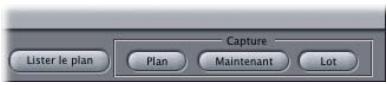 APPLE FINAL CUT PRO 6 - Boutons de listage et de capture - 1