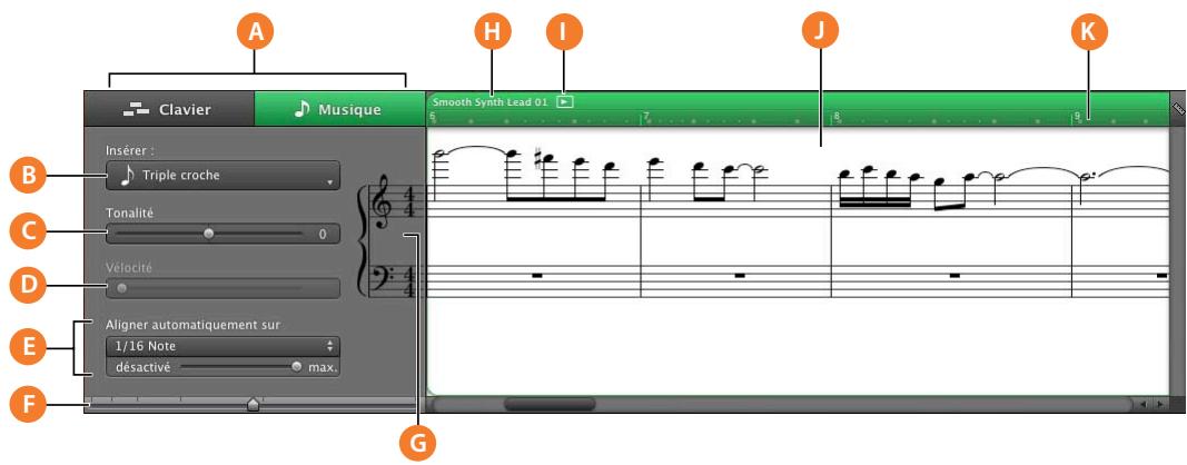 APPLE GARAGEBAND - Pour les pistes d'instruments logiciels : présentation musicale - 1