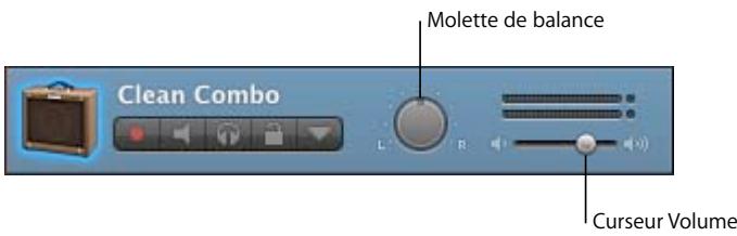 APPLE GARAGEBAND - Pour définir le niveau de volume d'une piste : - 1