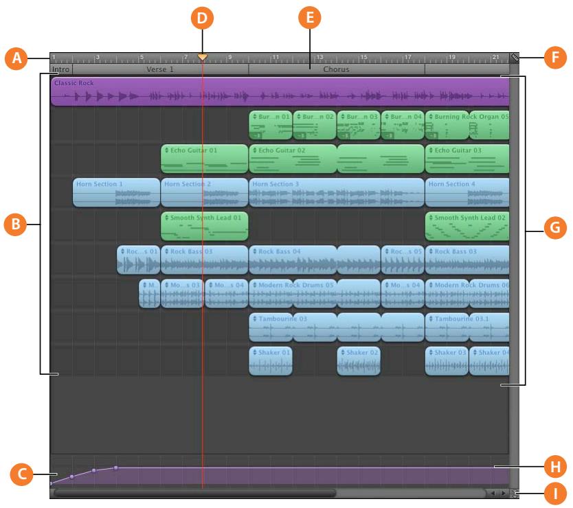 APPLE GARAGEBAND - Plan de montage - 1