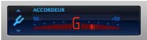 APPLE GARAGEBAND - Pour utiliser l'accordeur : - 1