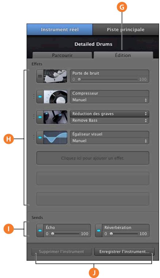 APPLE GARAGEBAND - Pistes d'instruments réels et logiciels - 2